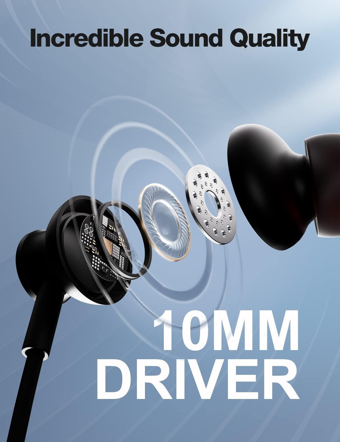 Bluetooth Headphones V5.2: 30Hrs Playtime & IPX7 Sweatproof! - Image 6