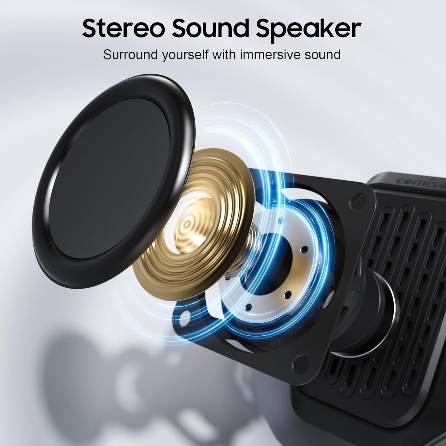 Comiso Wearable Bluetooth Speaker: Waterproof Fun & Freedom! - Image 3