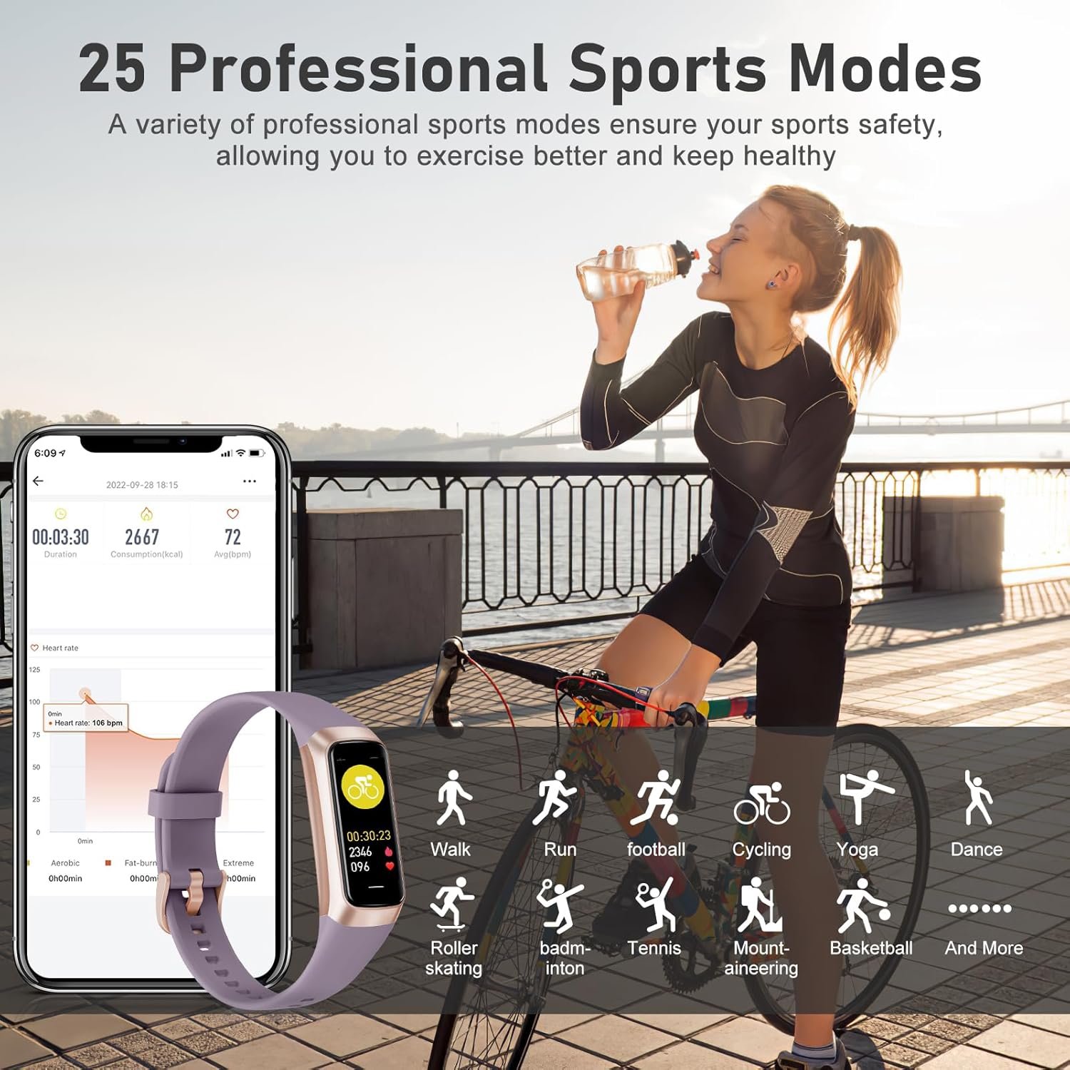 Smart Fitness Tracker: Steps, Heart Rate & Sleep Monitor! - Image 3