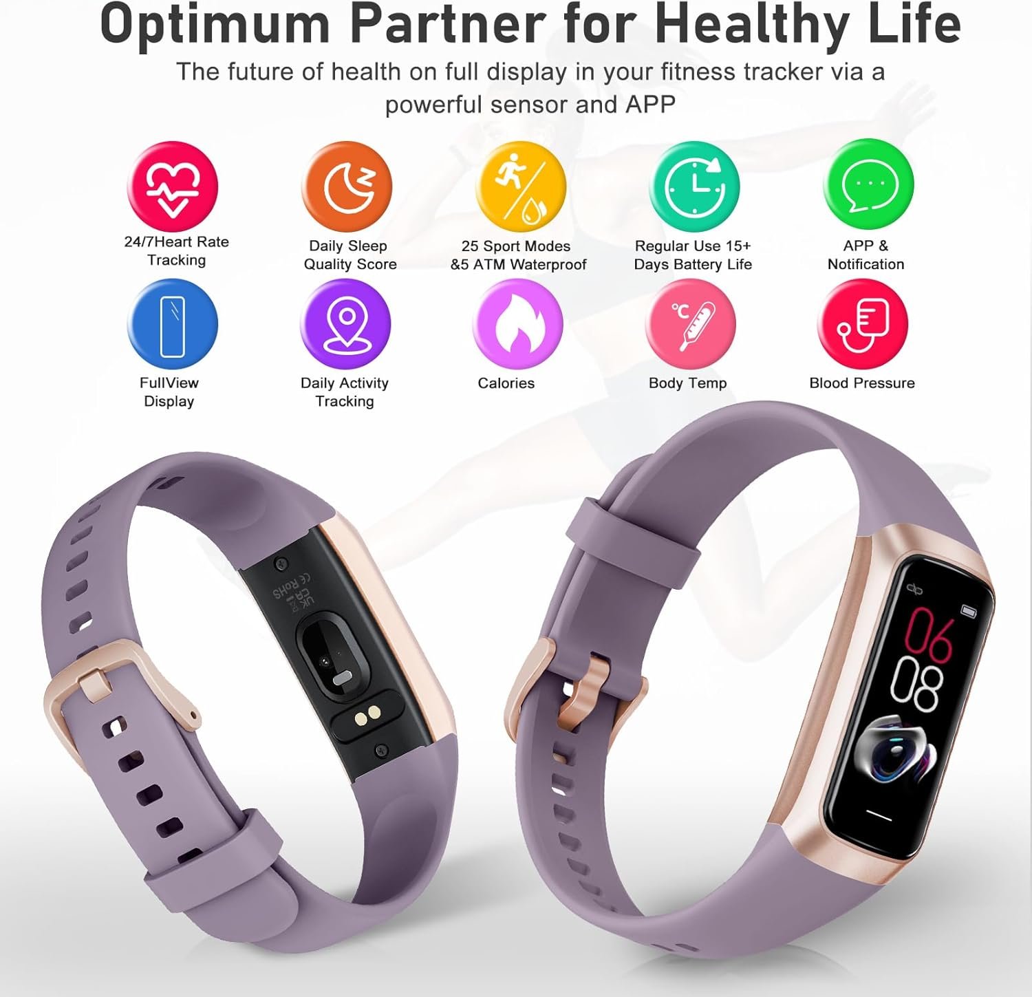 Smart Fitness Tracker: Steps, Heart Rate & Sleep Monitor! - Image 6