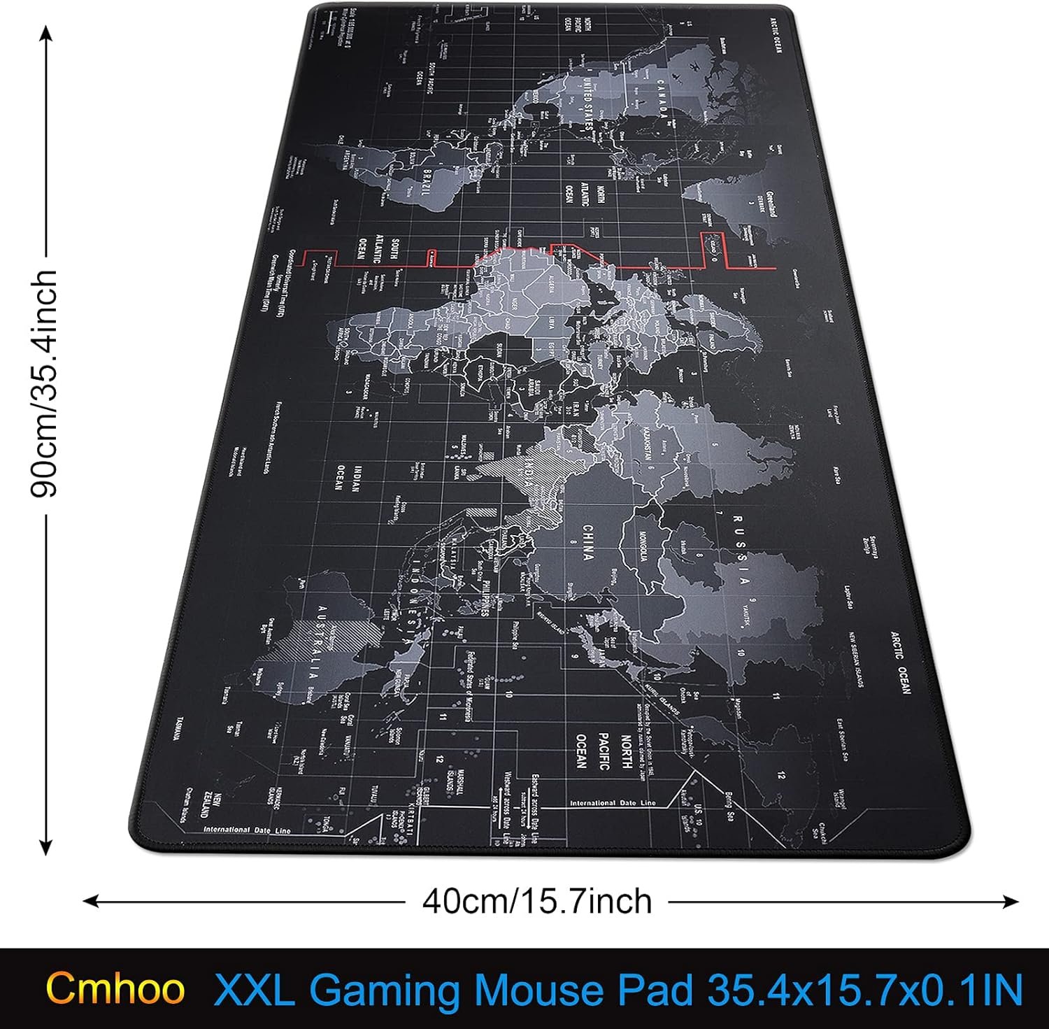 XXL Professional Mouse Pad: Epic Map Design for Gamers! - Image 3