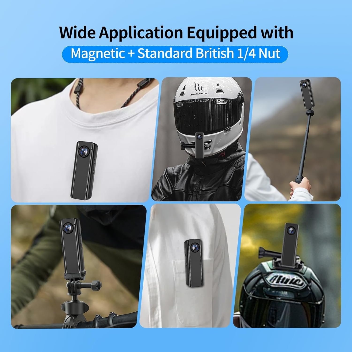 Capture Every Moment: Mini Body Camera 64GB 4K POV Cam! - Image 4