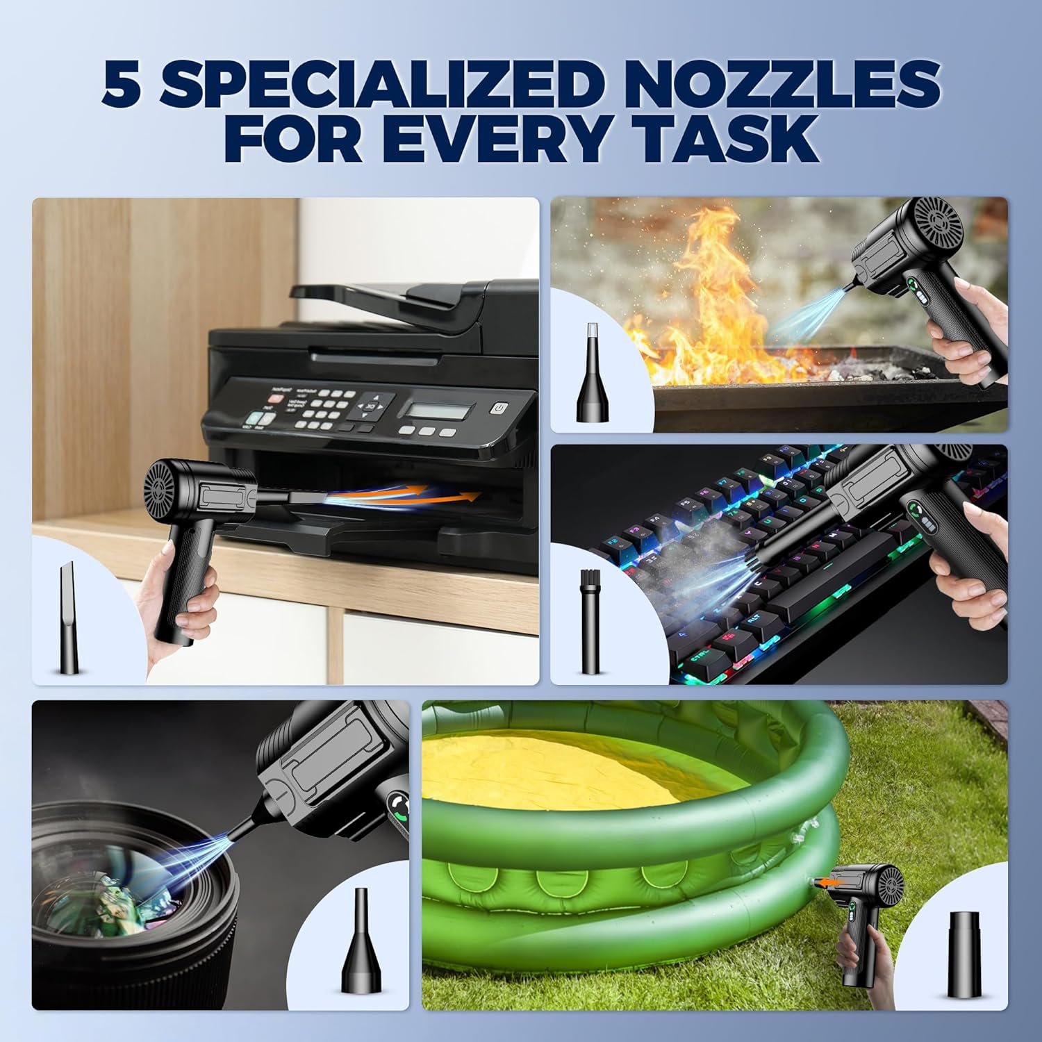 Powerful 100000RPM Compressed Air Duster: Clean Anywhere! - Image 6