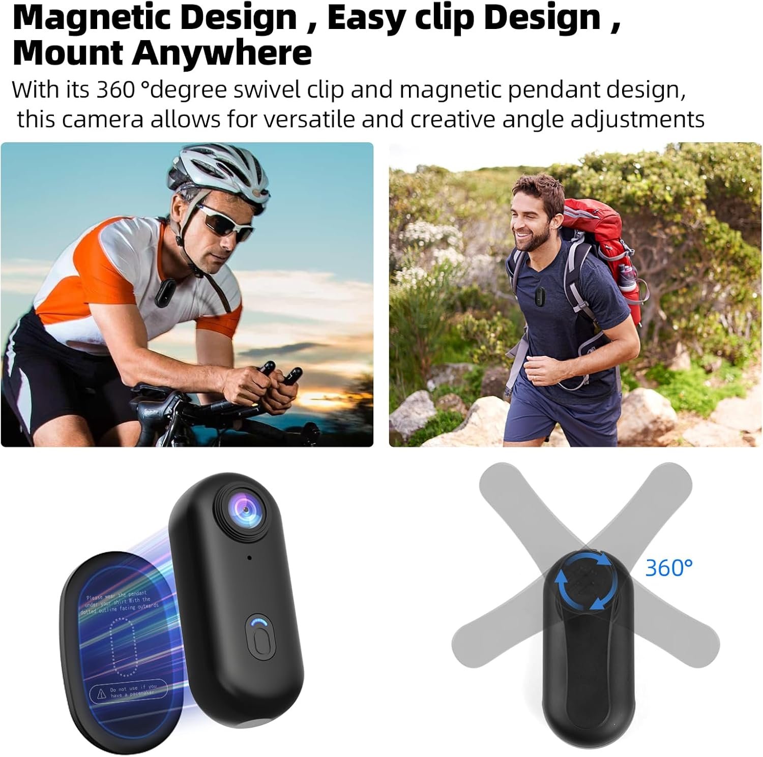 4K Mini Body Camera: Ultimate Wearable Action Cam! - Image 4