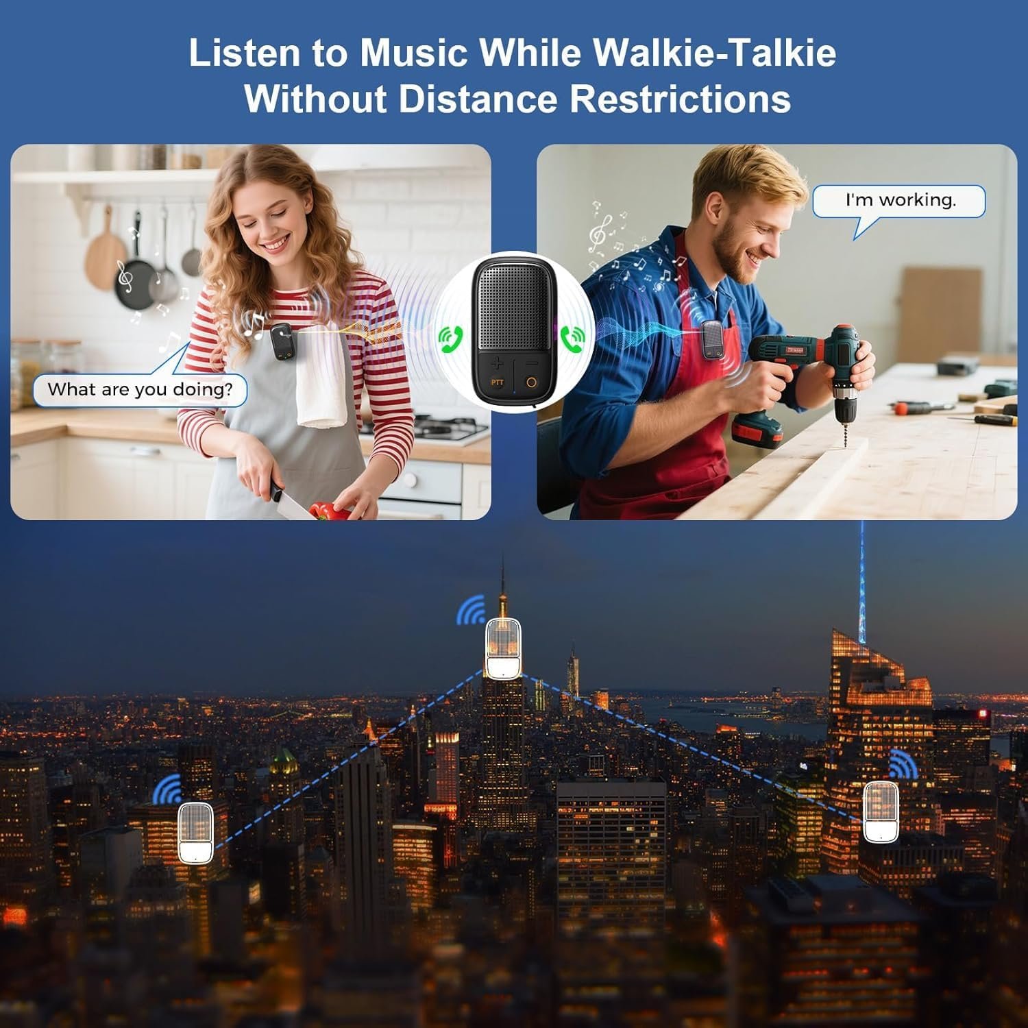 SUPERONE Bluetooth Speaker: Waterproof Walkie-Talkie Fun! - Image 6
