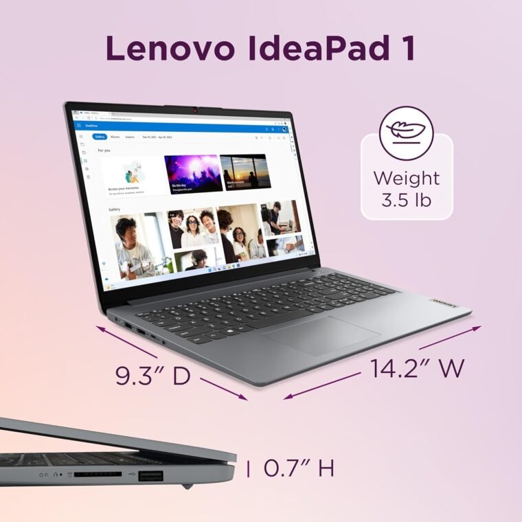 Lenovo IdeaPad 1: Power & Style with Ryzen 5 & FHD Display! - Image 4