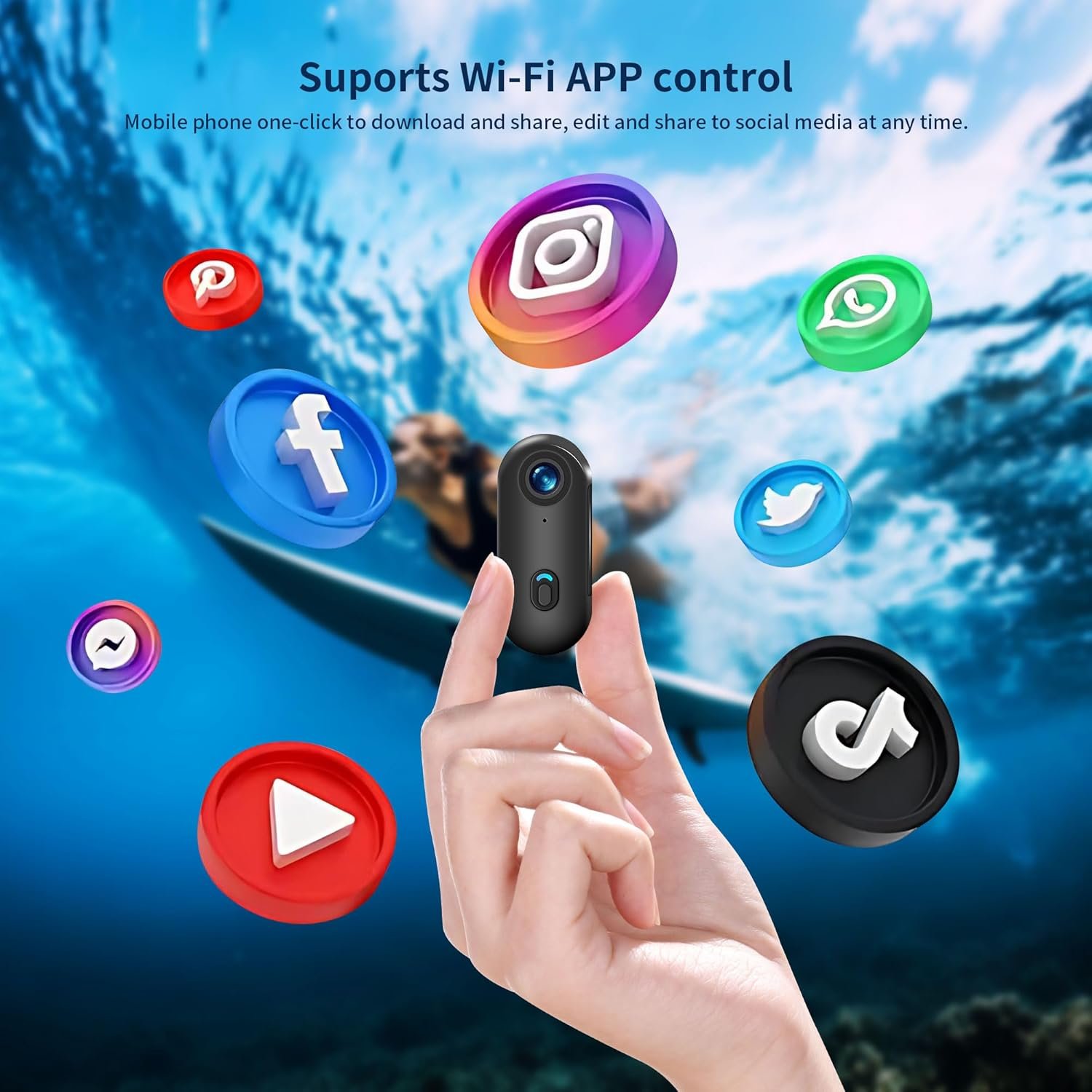 Unleash Adventure: 4K Action Camera with 64GB & Accessories! - Image 6