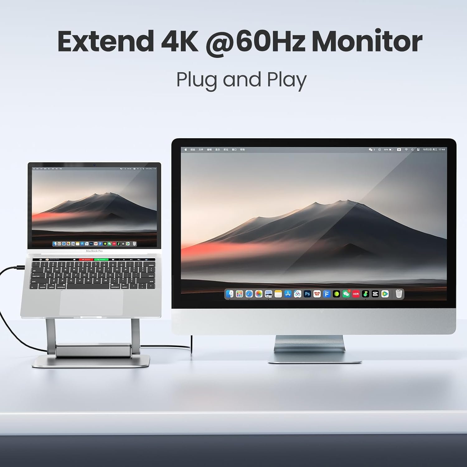 Maximize Comfort: tounee Laptop Stand & USB-C Hub Combo! - Image 7