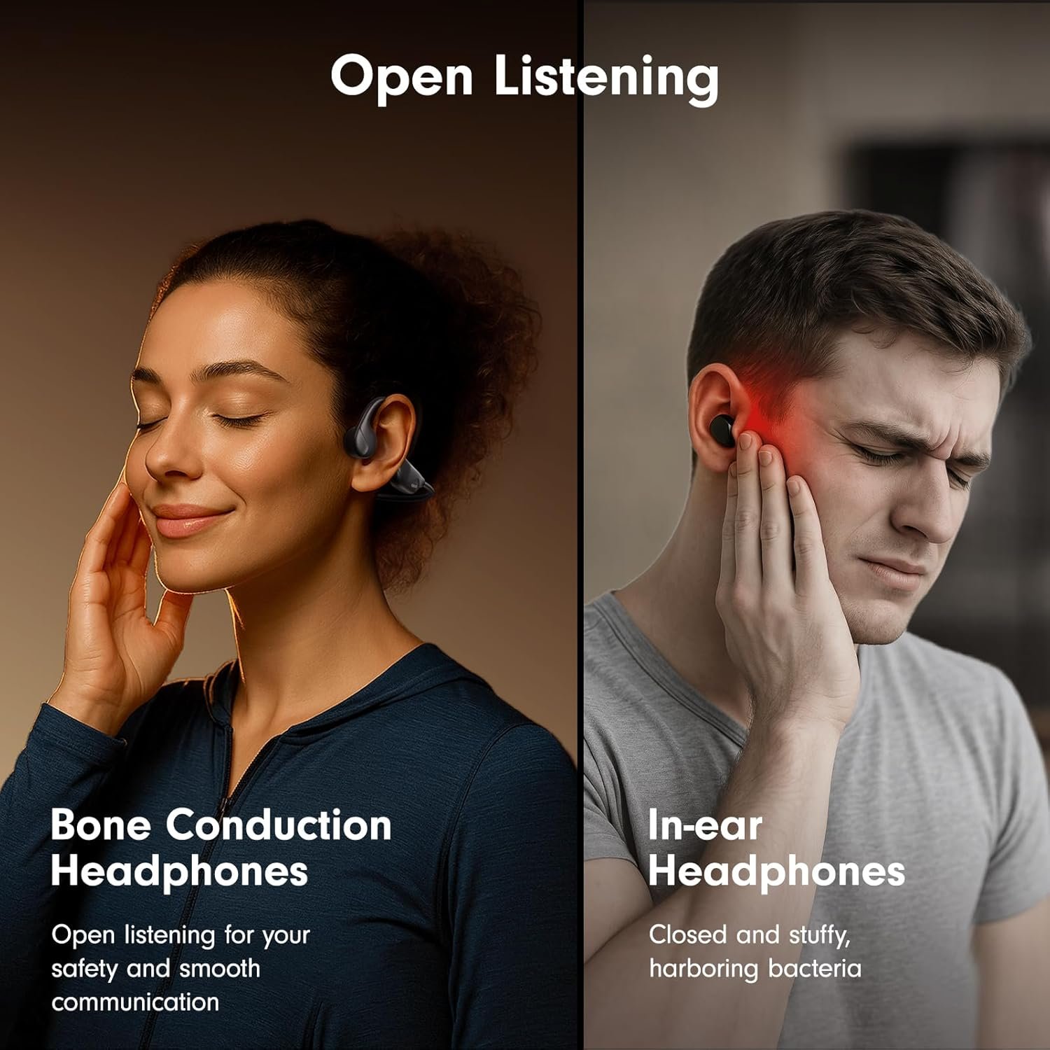 Experience Freedom: Bone Conduction Headphones for Active Lives! - Image 8