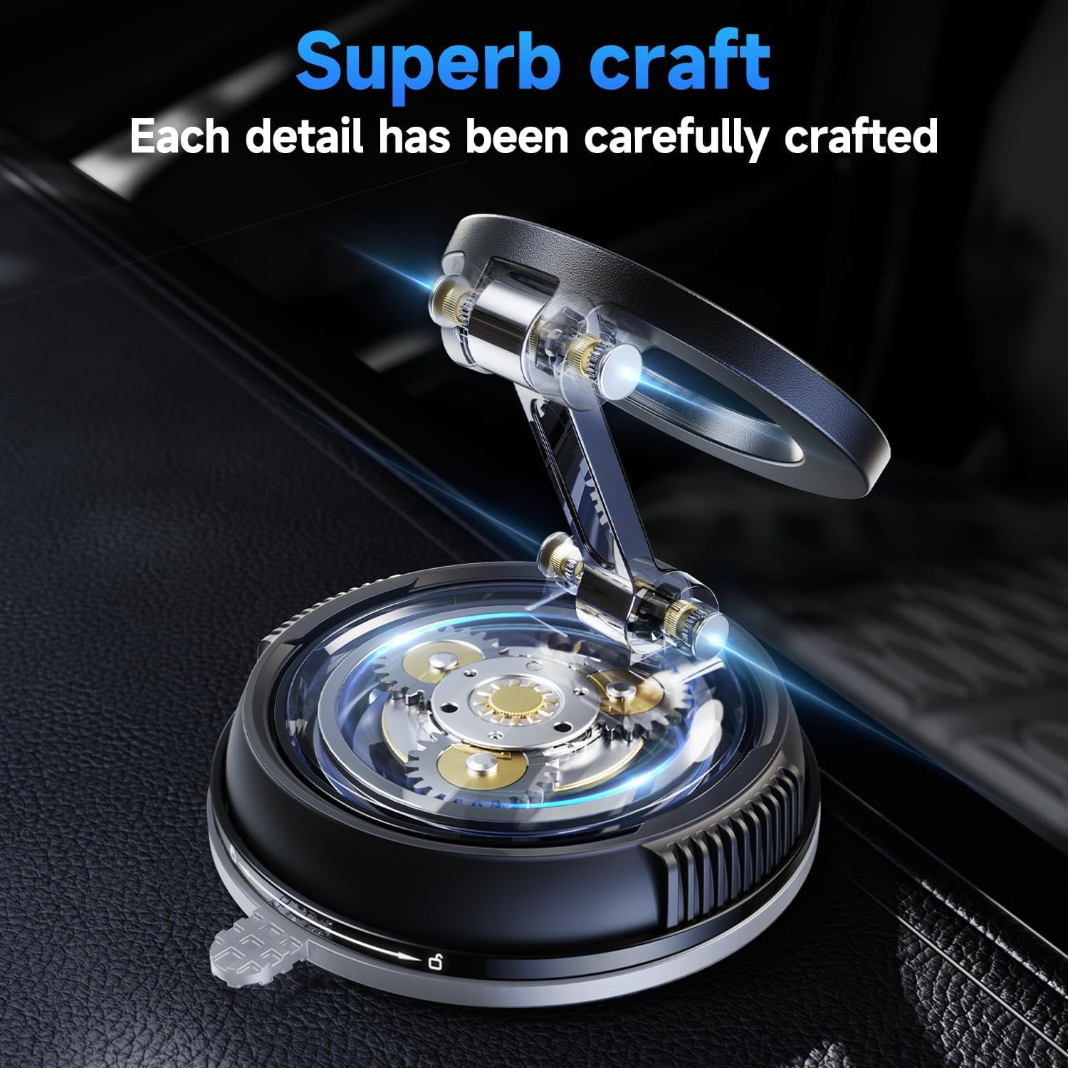 Ultimate Car Phone Holder for MagSafe: 2400gf Grip & 360° Flexibility! - Image 8