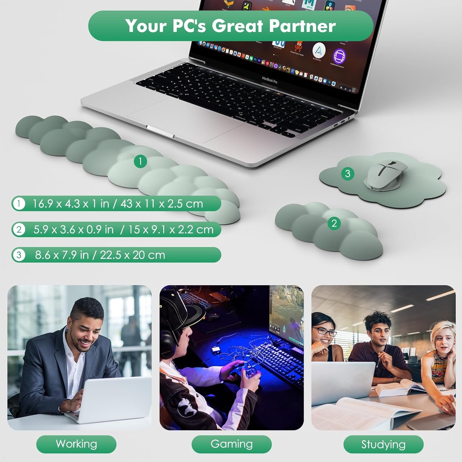 MoKo Cloud Wrist Rest: Ergonomic Comfort for Work & Play! - Image 8