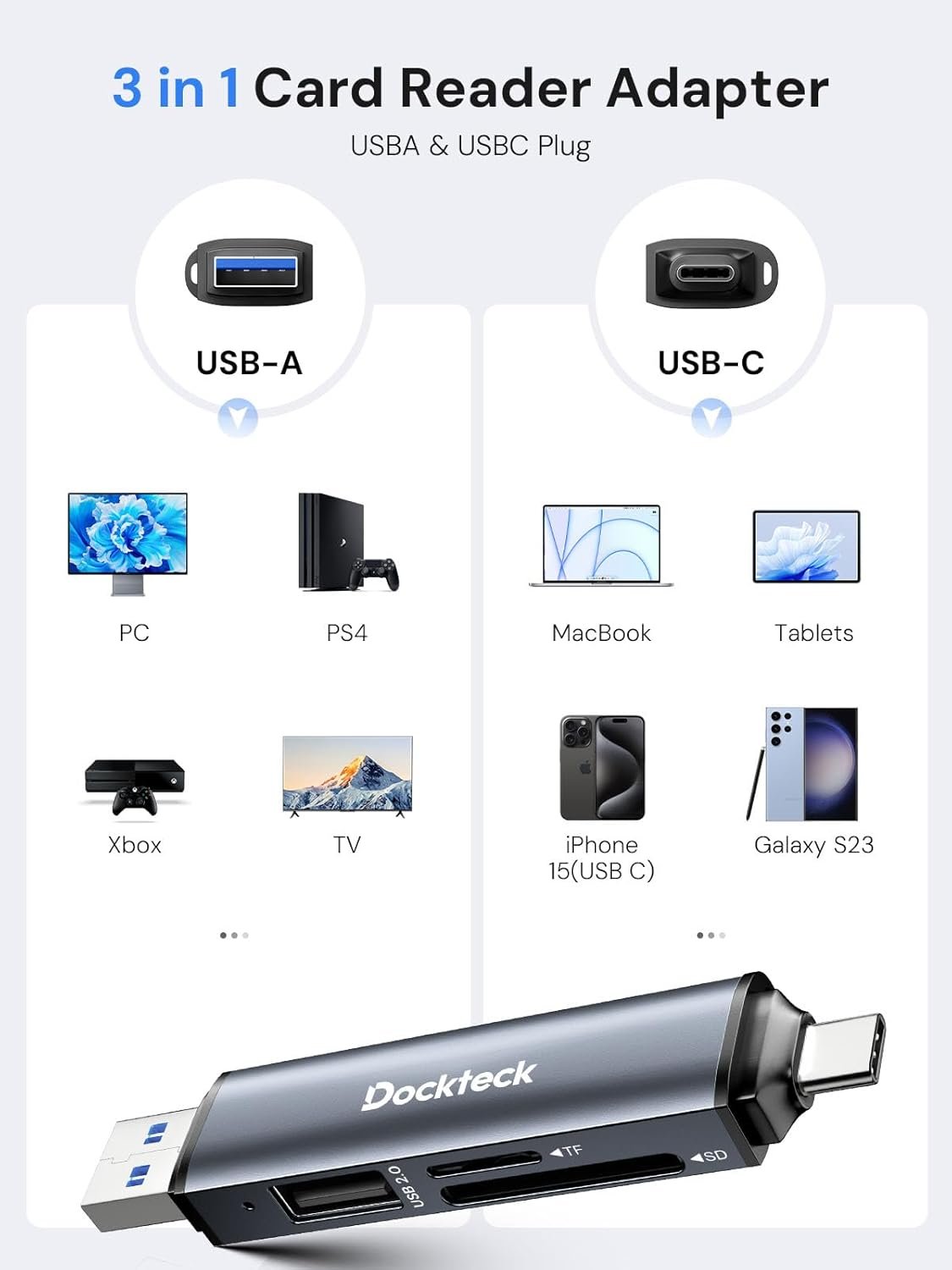 Dockteck SD Card Reader: 5G USB3.0 Speed & OTG Support! - Image 6