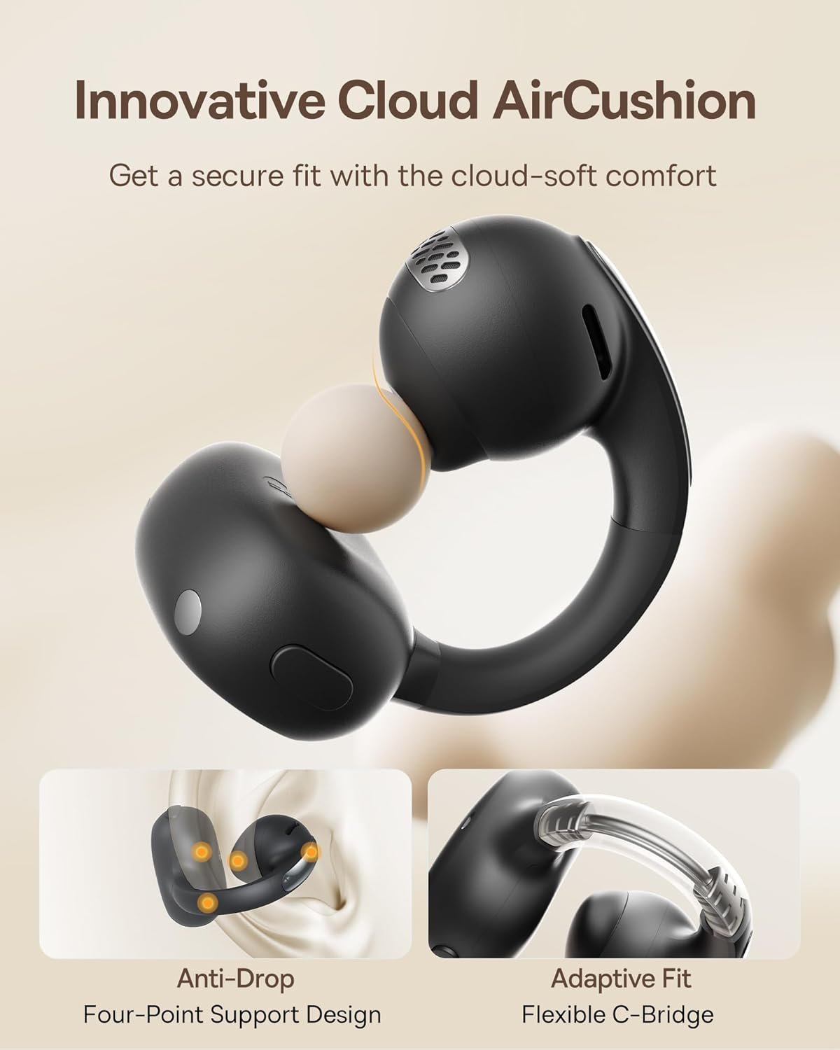 Baseus Bowie MC1: Comfortable, Waterproof Earbuds with 40H Play - Image 4