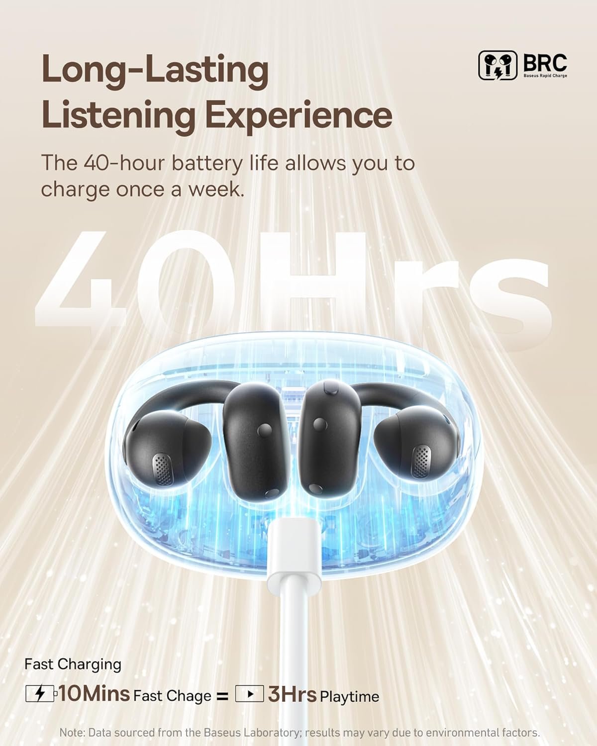 Baseus Bowie MC1: Comfortable, Waterproof Earbuds with 40H Play - Image 8