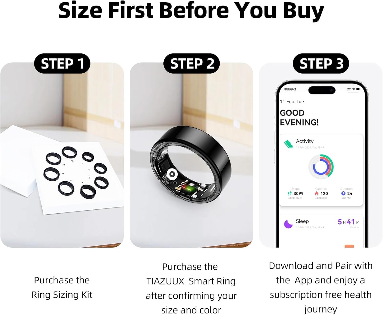 Smart Ring for All: Track Activity, Sleep & Health—No Fees! - Image 3