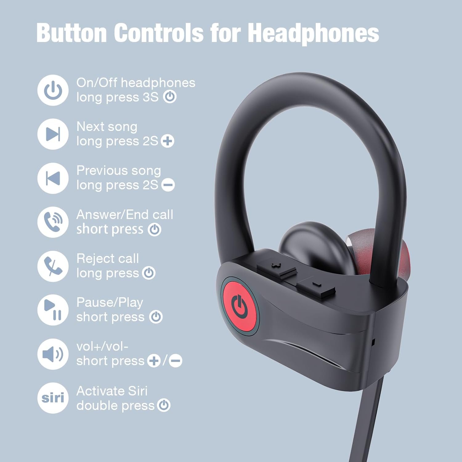 Unleash Sound: Boean Bluetooth Headphones for Sports & Fitness! - Image 7