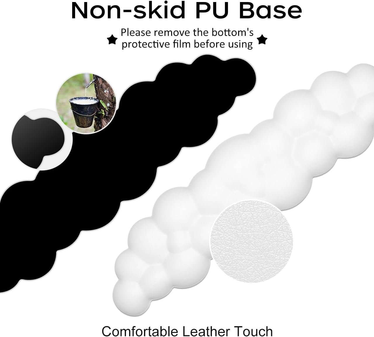 JIKIOU Cloud Keyboard Wrist Rest: Comfort & Relief Awaits! - Image 7