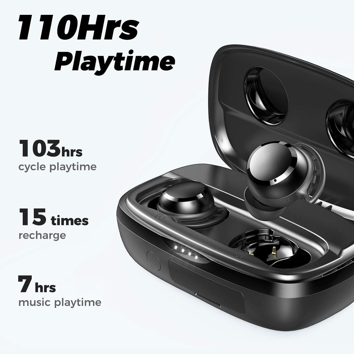 Discover Tribit FlyBuds 3: 110H Playtime & IPX8 Waterproof! - Image 3