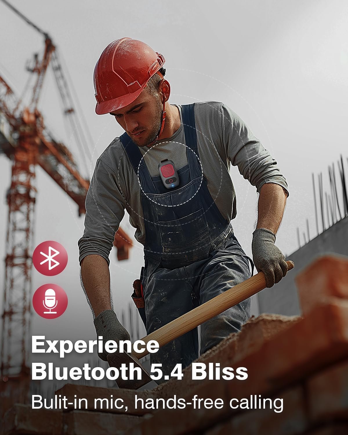Ultimate Wearable Bluetooth 5.4 Speaker: 30H Battery & Waterproof! - Image 8