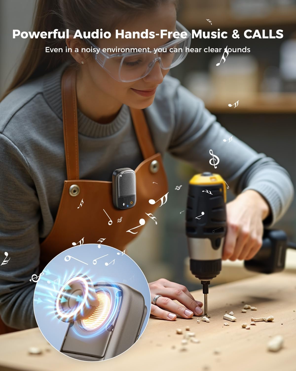 SUPERONE Wearable Bluetooth Speaker: Waterproof & 30H Play! - Image 5