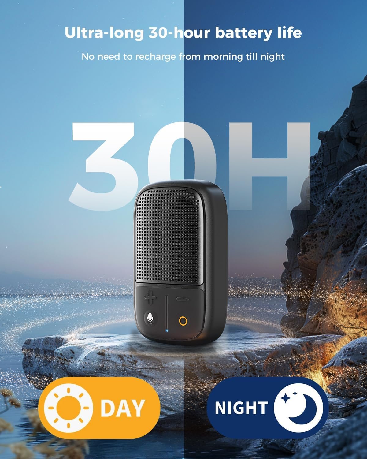 SUPERONE Wearable Bluetooth Speaker: Waterproof & 30H Play! - Image 6