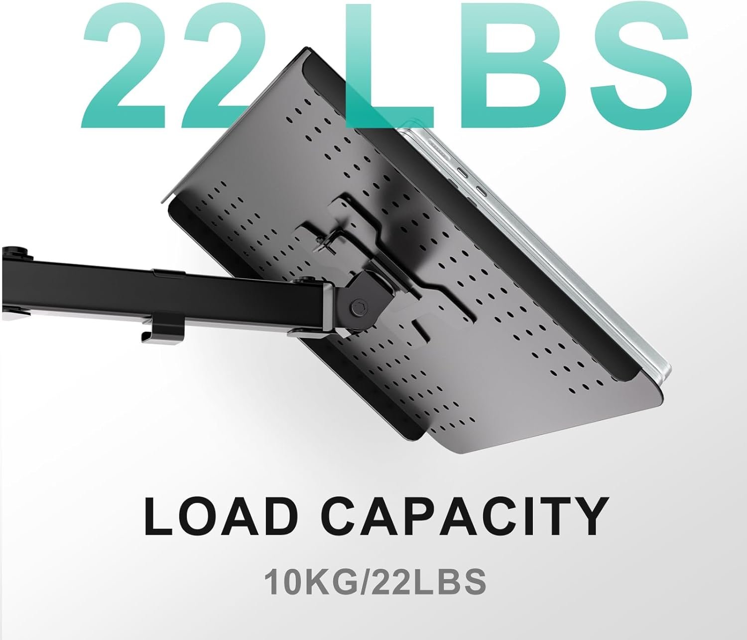 Elevate Your Workspace: WALI Laptop Tray Desk Mount & Stand - Image 6