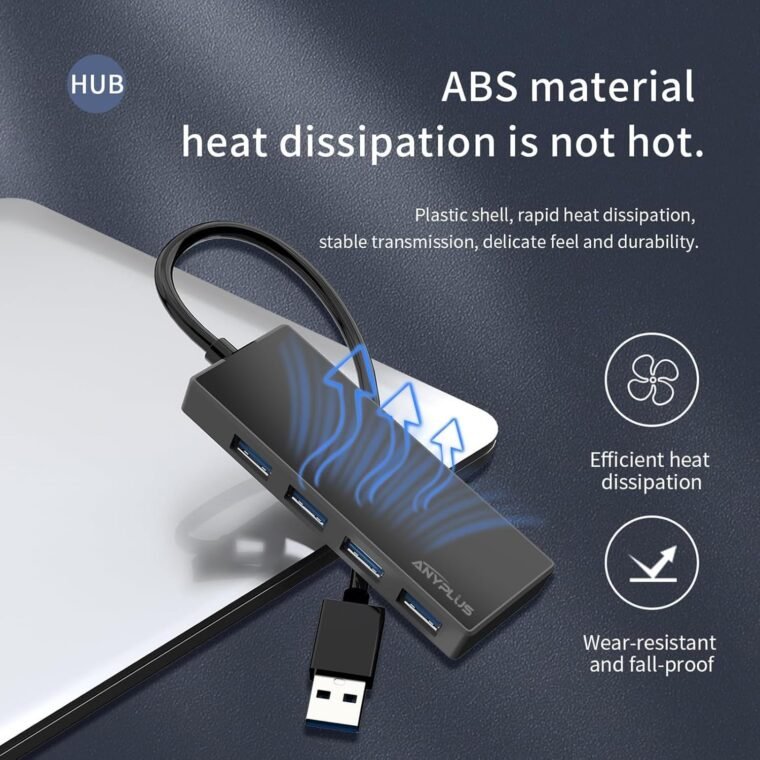 USB 3.0 Hub: 4-Port Magic for Laptops, Consoles & More! - Image 3