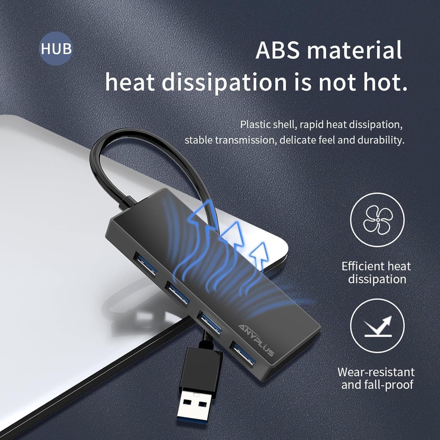 USB 3.0 Hub: 4-Port Magic for Laptops, Consoles & More! - Image 3