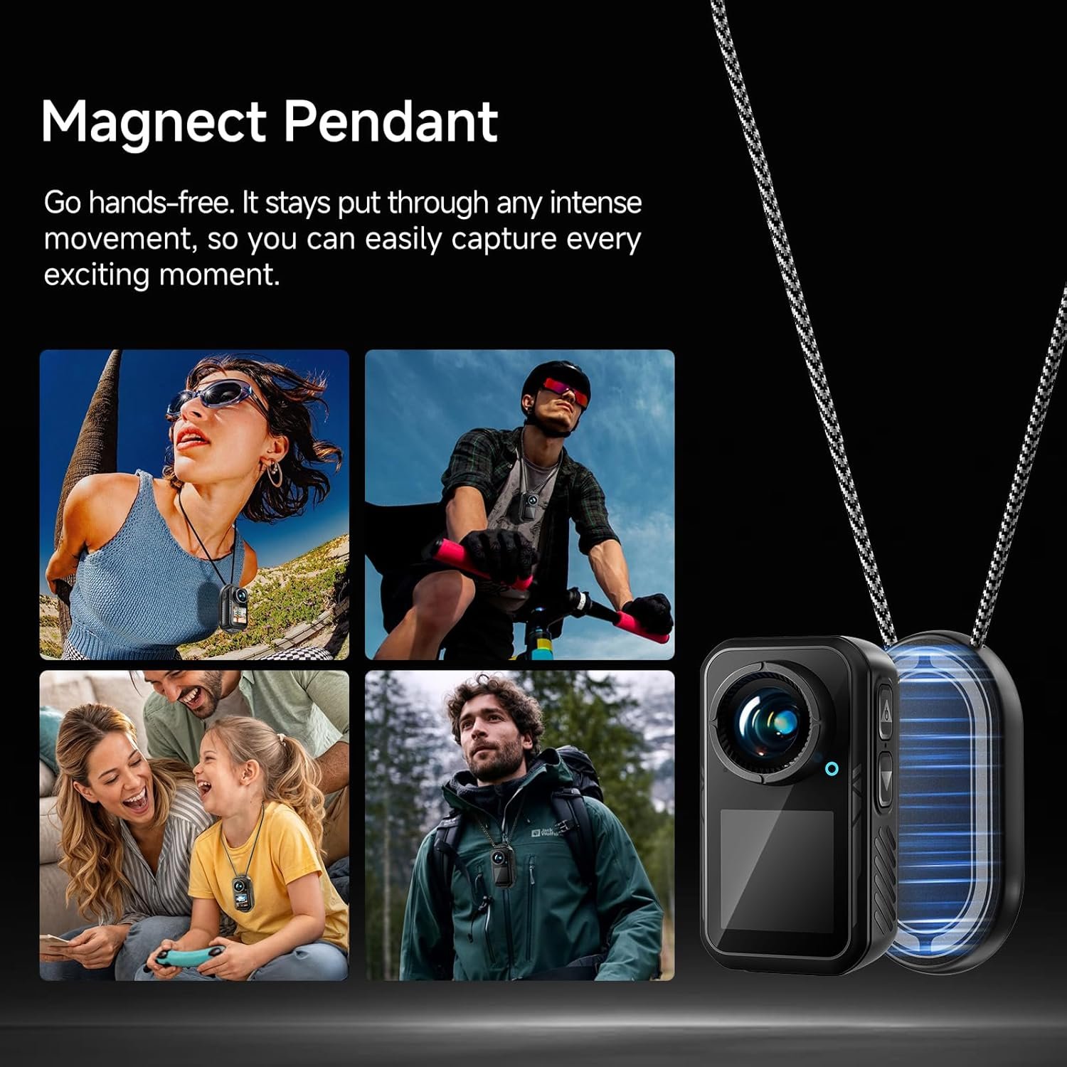 Capture Every Angle: Dual Screen 128G Action Camera! - Image 3