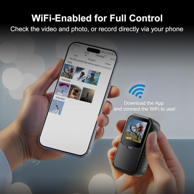 Capture Every Angle: Dual Screen 128G Action Camera! - Image 6