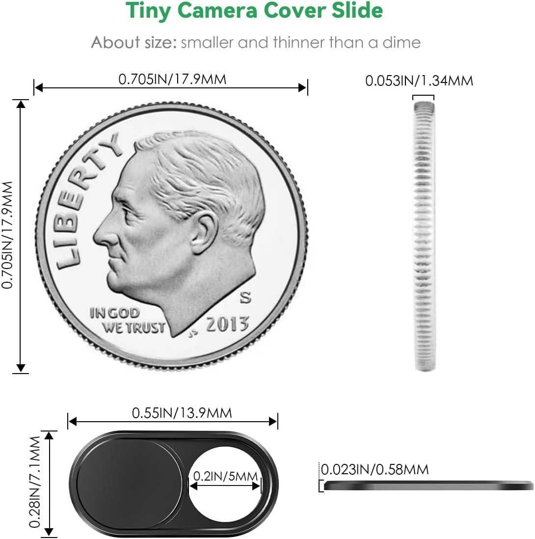 Protect Your Privacy: CloudValley Ultra-Thin Webcam Covers - Image 3