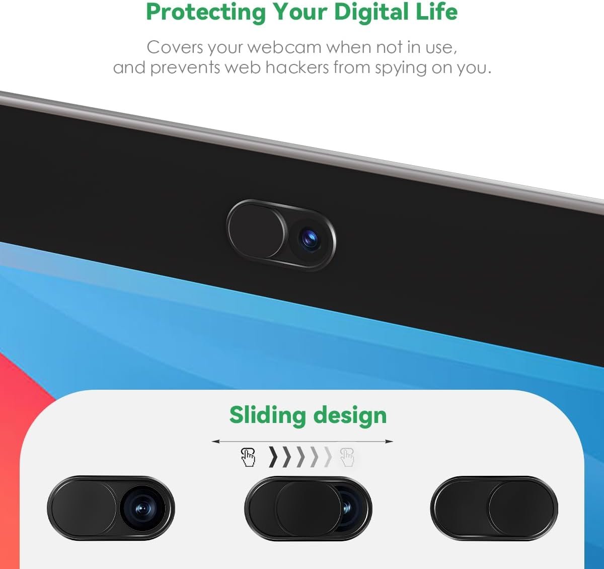 Protect Your Privacy: CloudValley Ultra-Thin Webcam Covers - Image 8