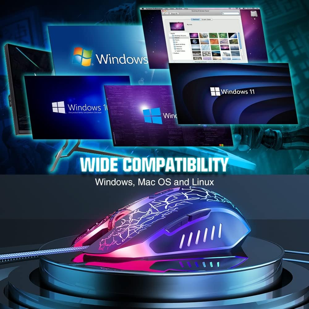 Elevate Your Game: BENGOO Wired RGB Gaming Mouse! - Image 5