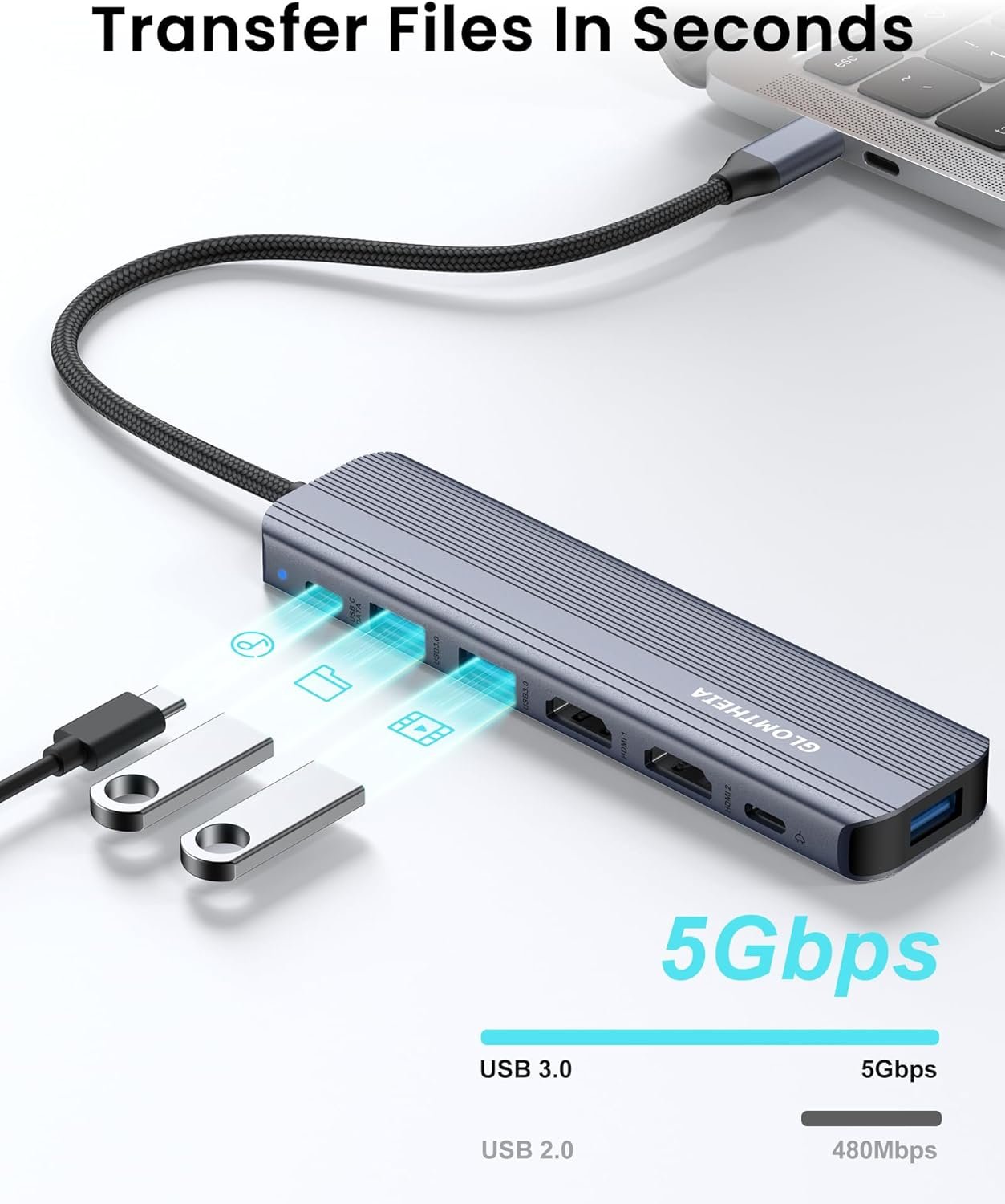 Transform Your Setup: USB C Hub Docking Station for Dual Monitors - Image 6