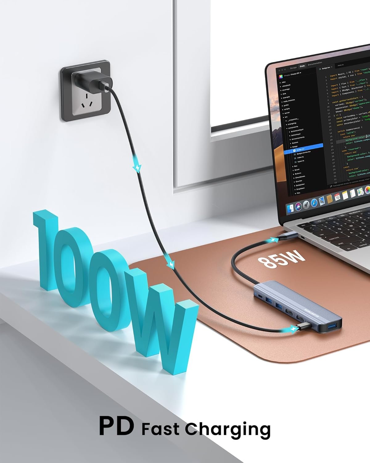 Transform Your Setup: USB C Hub Docking Station for Dual Monitors - Image 7