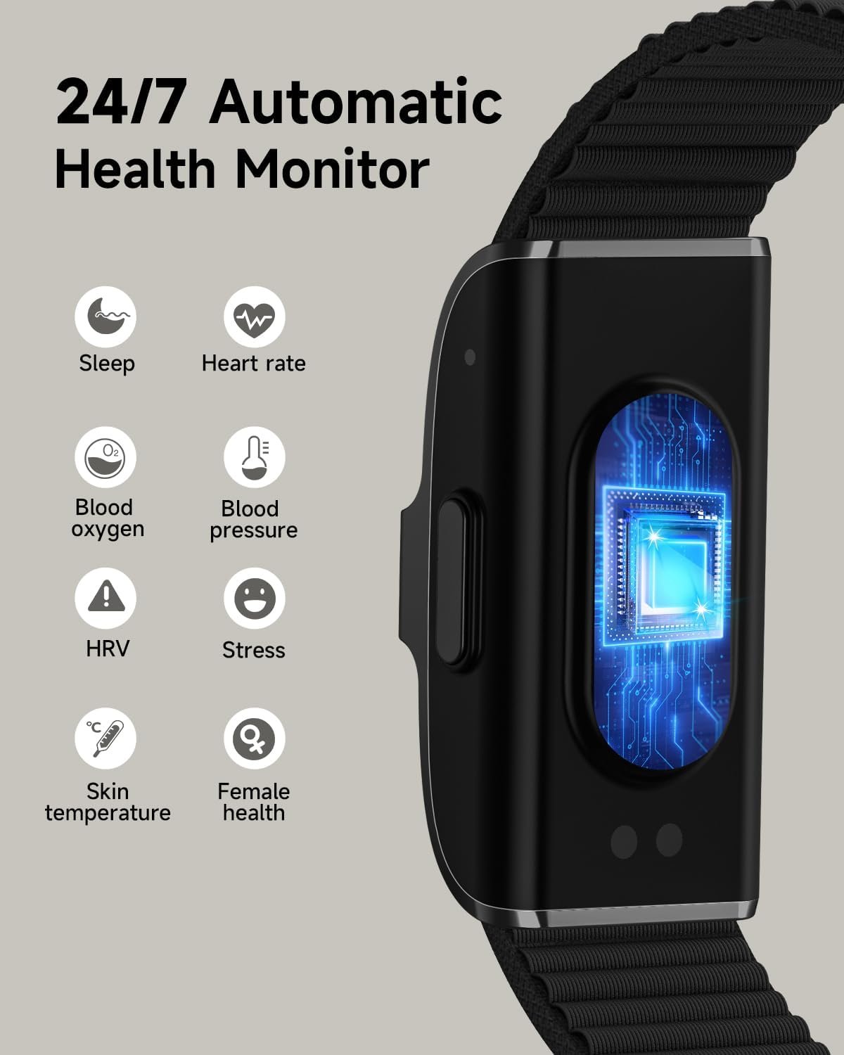Ultimate Health Fitness Tracker: All-in-One Wellness Smartwatch - Image 4