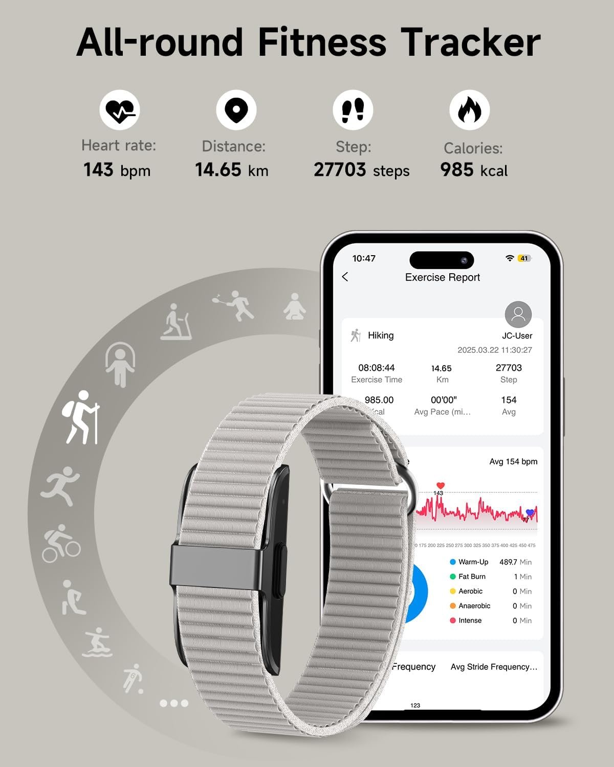 Ultimate Health Fitness Tracker: All-in-One Wellness Smartwatch - Image 6