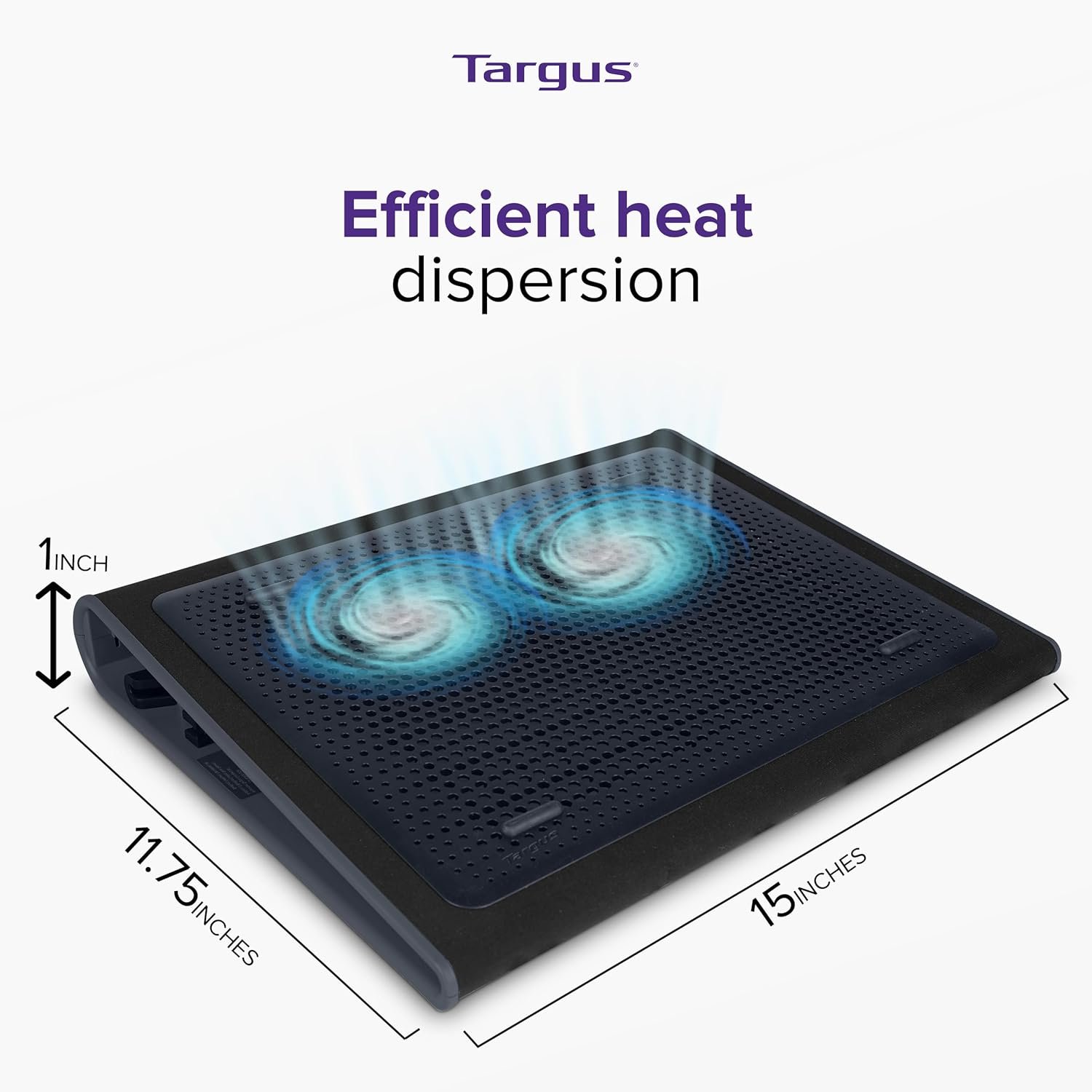 Stay Cool: Targus 17" Dual Fan Lap Chill Mat for Laptops! - Image 7