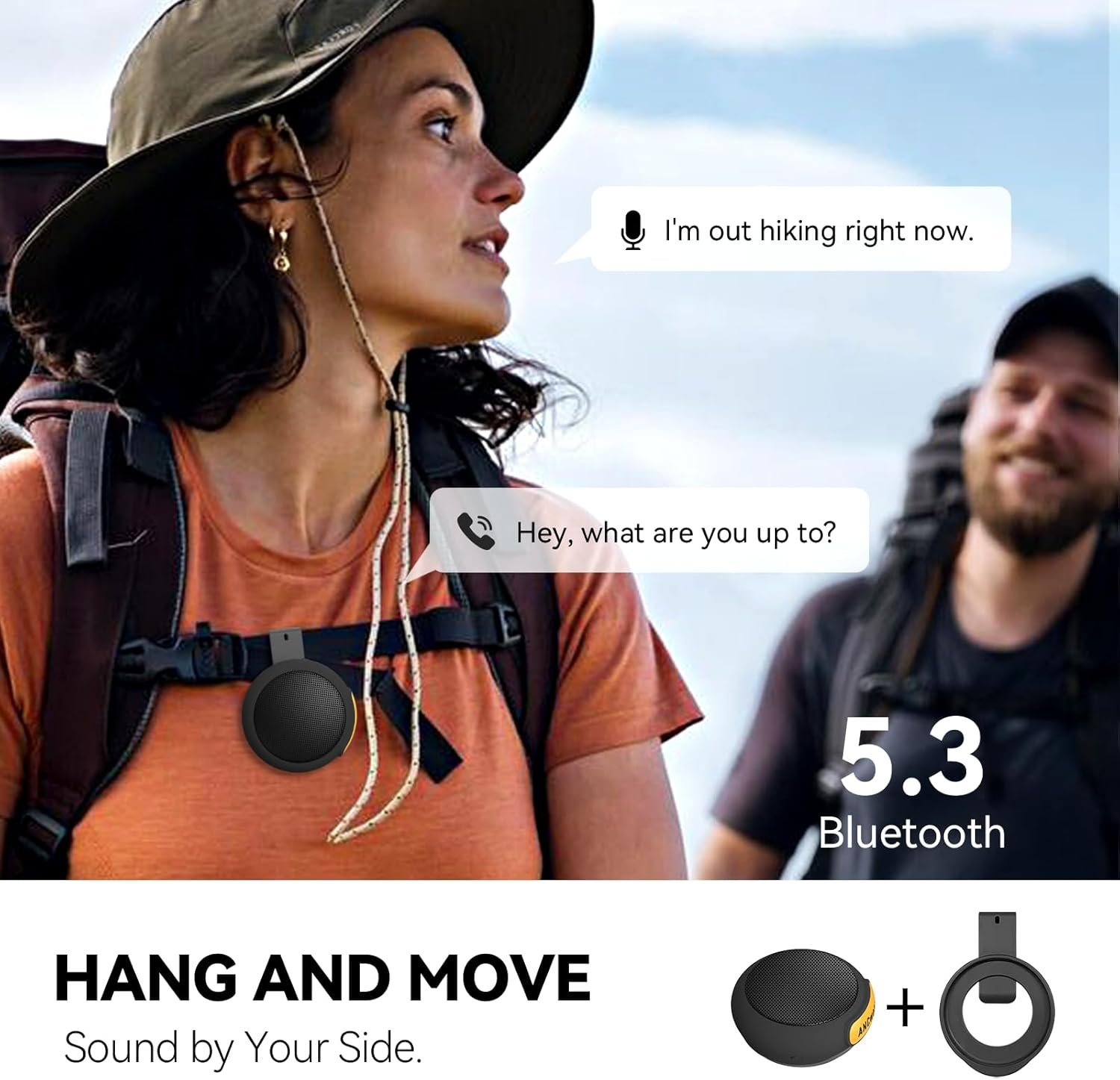 ANCwear Mini Bluetooth Speaker: HD Sound & 9.5H Playtime! - Image 5