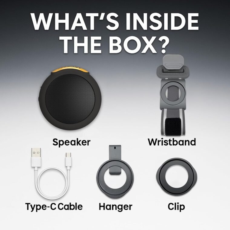 ANCwear Mini Bluetooth Speaker: HD Sound & 9.5H Playtime! - Image 8