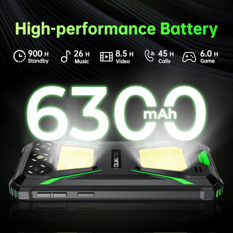OUKITEL G5 Rugged Smartphone: Power, Durability & Style! - Image 5