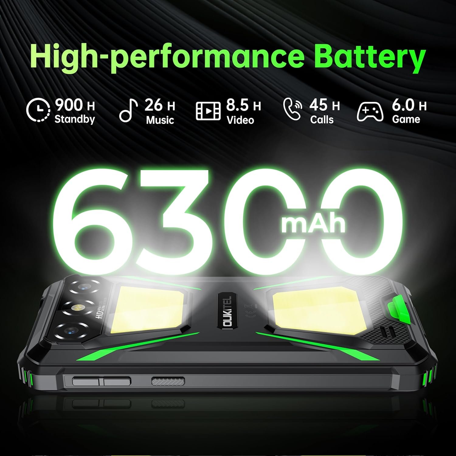 OUKITEL G5 Rugged Smartphone: Power, Durability & Style! - Image 5