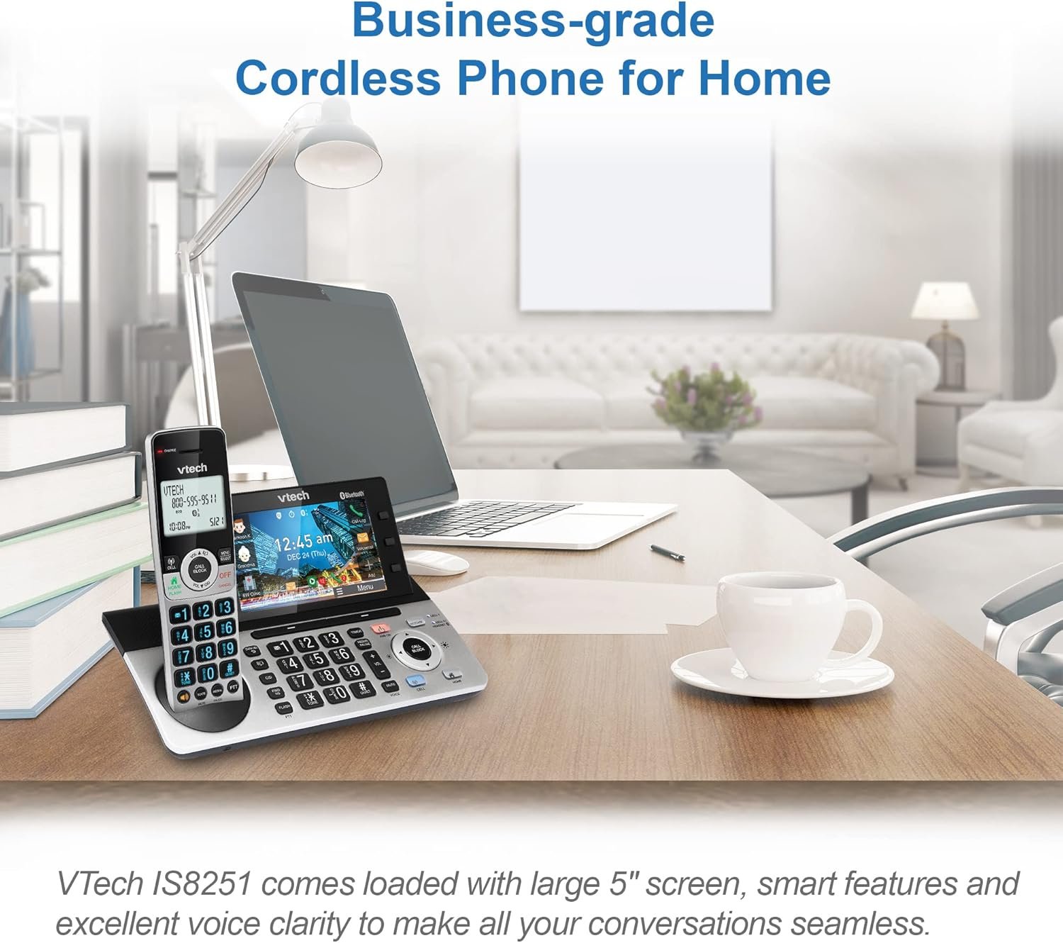 VTech IS8251-3: Smart Cordless Phone for Home Office Mastery! - Image 3
