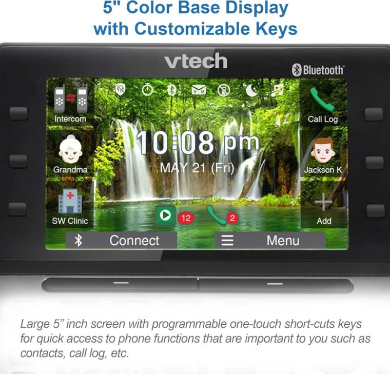 VTech IS8251-3: Smart Cordless Phone for Home Office Mastery! - Image 4