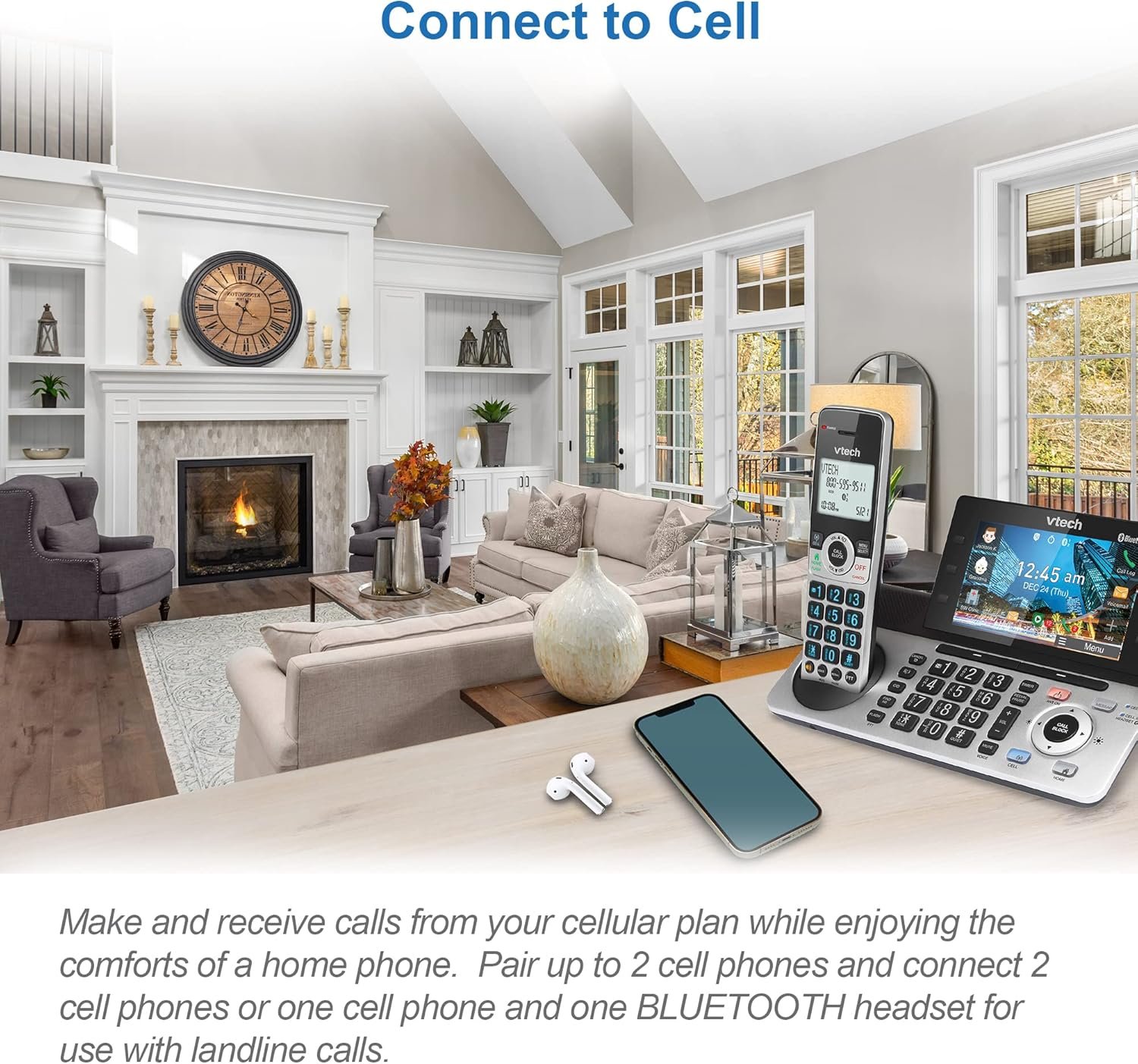 VTech IS8251-3: Smart Cordless Phone for Home Office Mastery! - Image 6