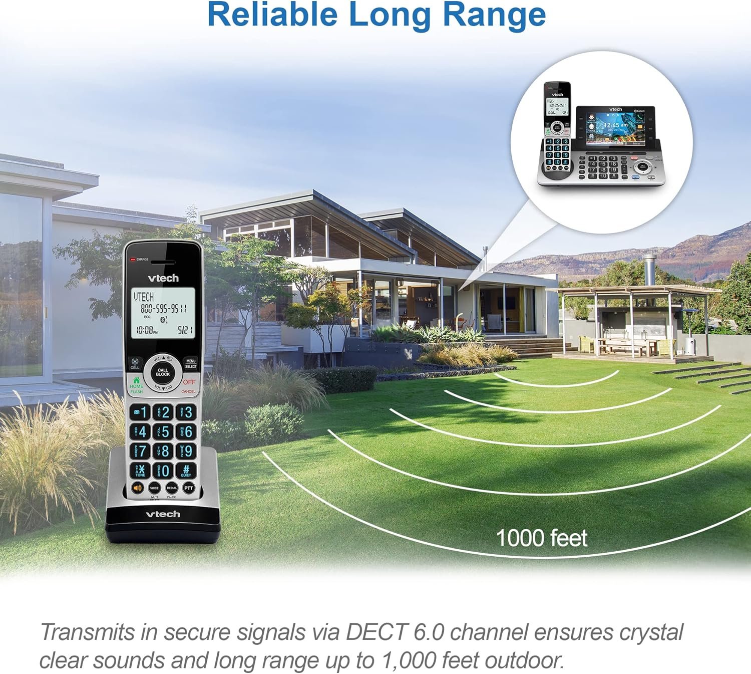 VTech IS8251-3: Smart Cordless Phone for Home Office Mastery! - Image 7