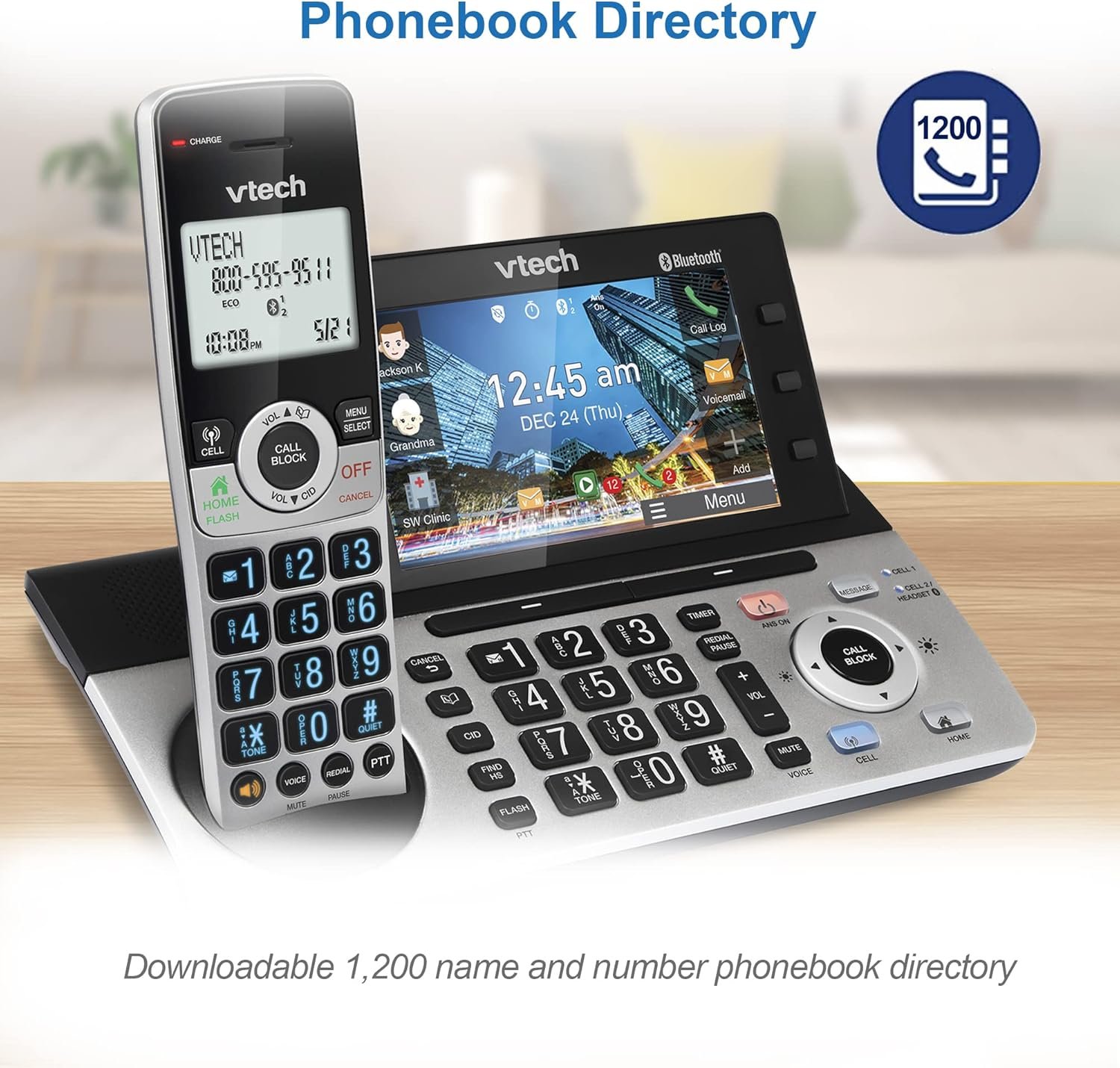 VTech IS8251-3: Smart Cordless Phone for Home Office Mastery! - Image 11