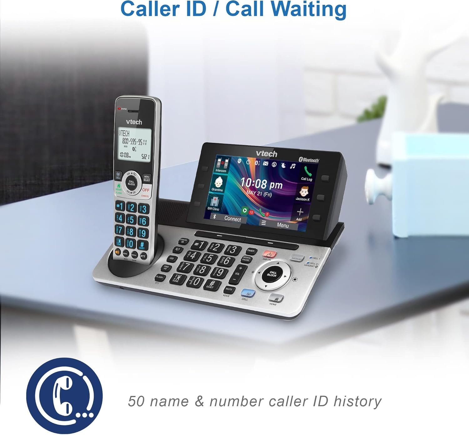 VTech IS8251-3: Smart Cordless Phone for Home Office Mastery! - Image 13