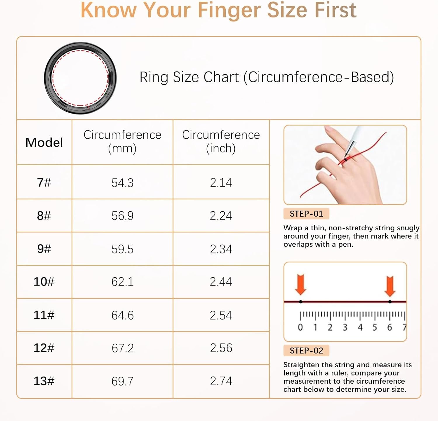 Smart Health Tracking Ring for All: Heart Rate & More! - Image 3