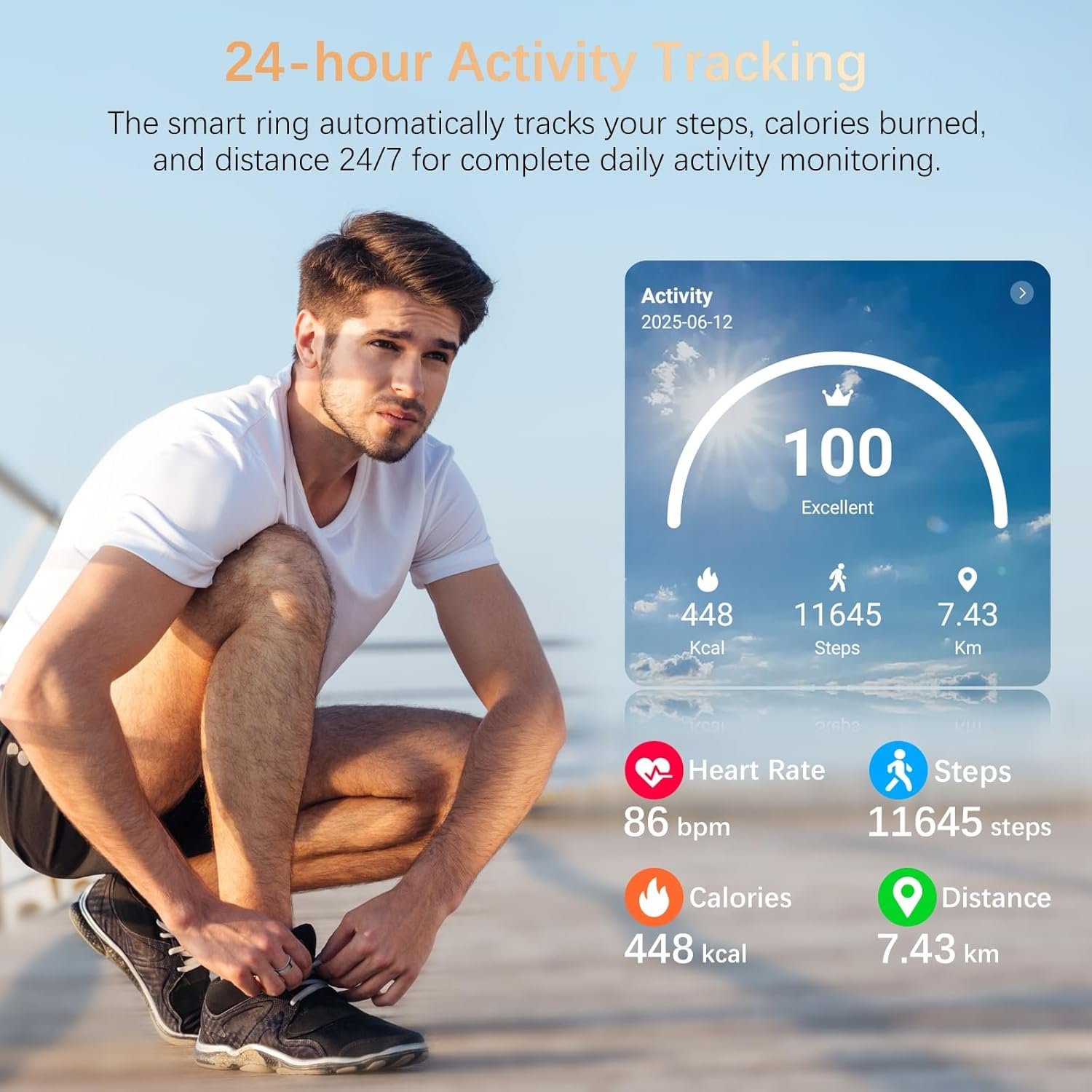 Smart Health Tracking Ring for All: Heart Rate & More! - Image 6